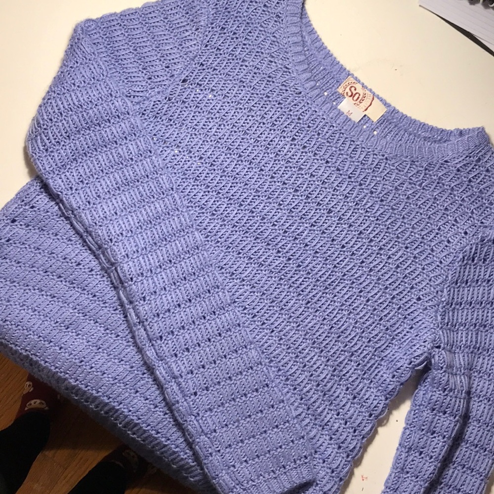 Purple sweater